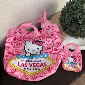 Hello Kitty Las Vegas Exclusive Reusable Bag & mini bag New